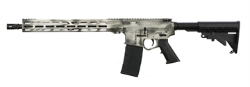 Picture of Wise Arms WA-15B 5.56MM WHITE/GRY BW 16" WHITE/SIG GREY BATTLEWORN 16-556-WSGBW