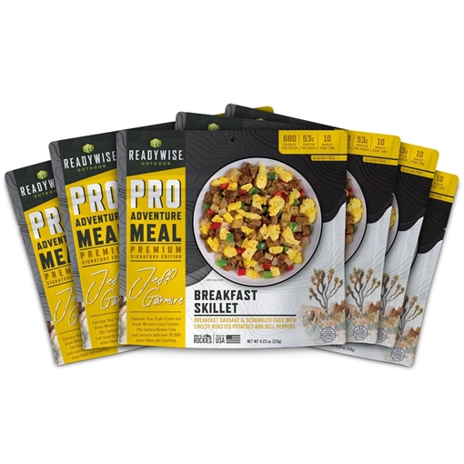 Picture of ReadyWise Outdoor Food Kit Breakfast Skillet 2 Servings Per Pouch, 6 Per Case RW05192