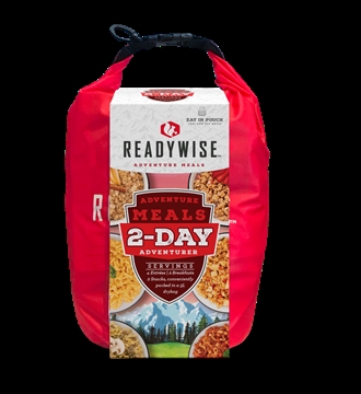 Picture of ReadyWise Outdoor Food Kit 2 Day Adventure Pack w/Dry Bag Includes 4 Entrees, 2 Breakfasts and 2 Snacks RW05919