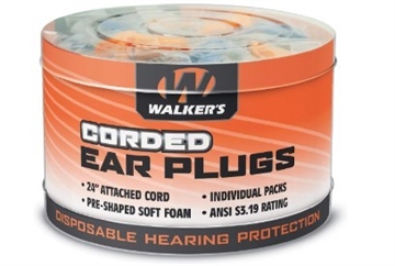 Picture of WALKERS CORDED EAR PLUGS 50 PAIRS GWP-SF-CORDPLGBKT