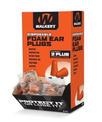 Picture of WALKERS FOAM EAR PLUGS 200 PACK GWP-FP-200PK