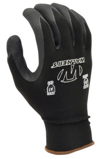 Picture of WALKERS NYLON GLOVES FOAM PALM SM GWP-SF-15BKFNP-SM