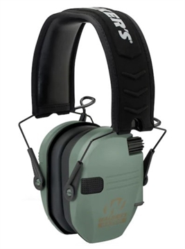 Picture of Walker's Razor Slim Electronic Muff 23 dB Over the Head Sage Green/Black Polymer GWPRSEMSGN