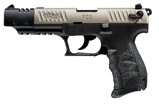 Picture of WALTHER P22 5" BBL TARGET HGA 22LR NKL/BLK PLY FRAME 2-10RD MAG CA COMP 5120337