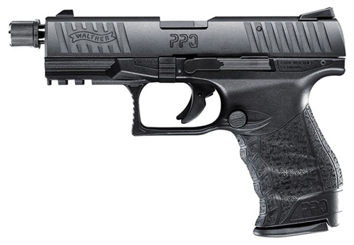 Picture of Walther Arms PPQ M2 SD Tactical 22 LR 10+1 4" Threaded Steel Barrel, Matte Black Tenifer Serrated/Steel Slide, Black Polymer Frame w/Picatinny Rail, Black Polymer Grips 5100304