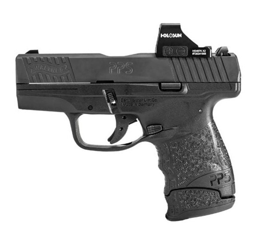 Picture of WALTHER PPS M2 HGA 9MM 3.2IN BBL hOLOSUN 407K BLK 1 6RD 1 7RD MAGS 2851113