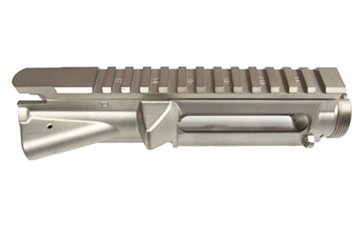 Picture of WMD Guns Upper Receiver, 556NATO, A3/A4 with M4 Feed Ramps, NiB-X Coating, Nickel, Stripped    1-NIBXUF