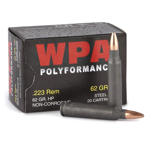 Picture of WOLF AMO 223 REM 62GR HP STEEL CASE 20-RD BOX (25 BOXES PER CASE) 22362HP