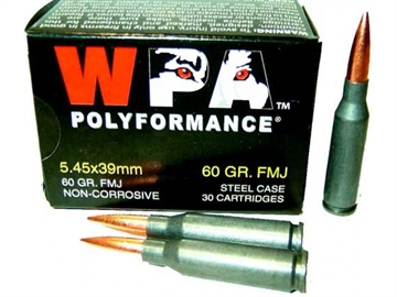Picture of WOLF AMO 5.45X39MM 55GR STEEL CASE 30-RD BOX (25 BOXES PER CASE) 545BHP