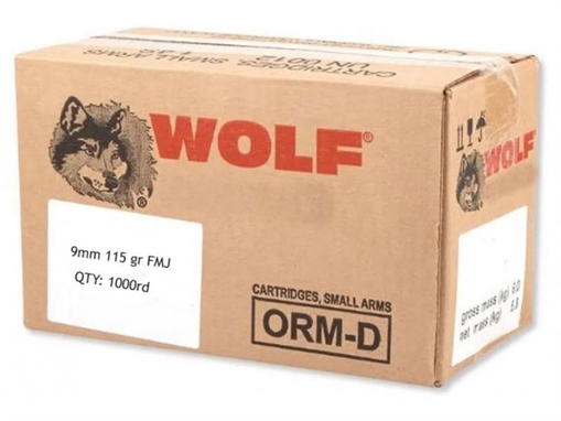 Picture of Wolf Ammunition WOLF-9MM-1000-PF-CASE
