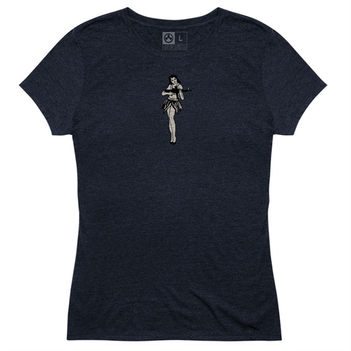 Picture of Magpul WOMEN'S HULA GIRL TRI-BLEND T-SHIRT X-LARGE NAVY MAG1124-410-XL
