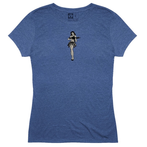 Picture of Magpul HULA GIRL TRI-BLEND T-SHIRT 4X-LARGE ROYAL HEATHER MAG1124-424-4XL