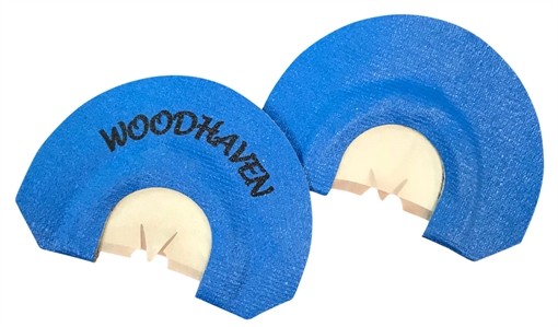Picture of Woodhaven Blue Vyper Billy Yargus Diaphragm Call Double Reed Attracts Turkeys Blue WH078
