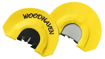 Picture of Woodhaven Black Reactor Diaphragm Call Triple Reed Attracts Turkeys Yellow WH103