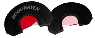 Picture of Woodhaven Red Ninja Reverse Hammer Diaphragm Call Triple Reed Attracts Turkeys Black WH303