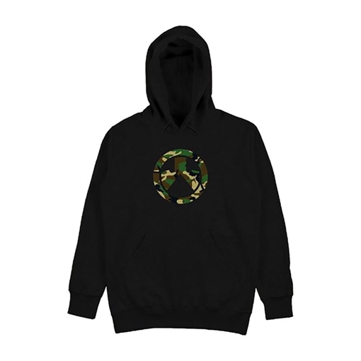 Picture of Magpul WOODLAND CAMO ICON HOODIE BLACK MEDIUM MAG1258-001-M
