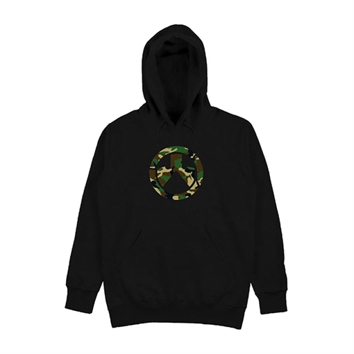 Picture of Magpul WOODLAND CAMO ICON HOODIE BLACK SMALL MAG1258-001-S