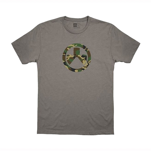 Picture of Magpul WOODLAND CAMO ICON CVC T-SHIRT LARGE STONE GRAY MAG1172-039-L