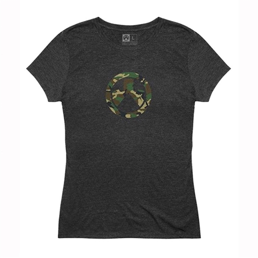 Picture of Magpul WOODLAND CAMO ICON TRI-BLEND T-SHIRT XL CHARCOAL HEATHER MAG1171-011-XL