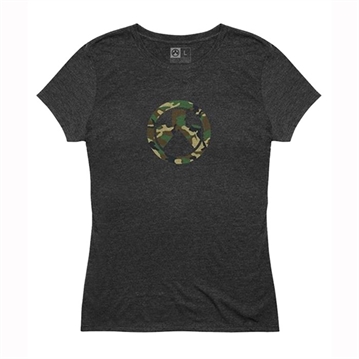 Picture of Magpul WOODLAND CAMO ICON TRI-BLEND T-SHIRT MD CHARCOAL HEATHER MAG1171-011-M