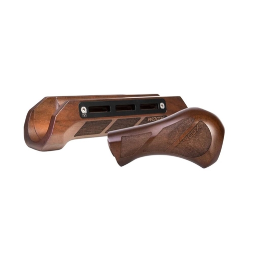 Picture of WOOX Gladiatore Club Grip and Forend Kit for Mossberg 500 7.75" Action Tube Walnut SH.SHG012.04