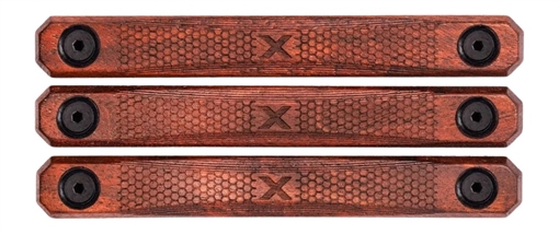 Picture of WOOX M-LOK RAIL COVERS 3 SLOTS SET OF 3 CHECKERED SH.MLK004.S3