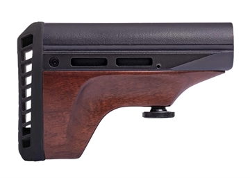 Picture of Woox SH.STK092.01 Vigilante Stock Walnut Aluminum/Wood AR Platform 7.50" OAL Ambidextrous SH.STK092.01 810069395173