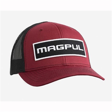 Picture of Magpul WORDMARK PATCH TRUCKER RED/BLACK MAG1104-604