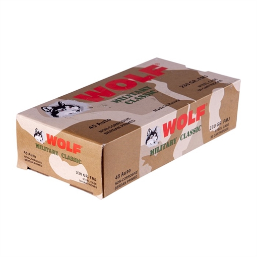 Picture of Wolf 45 AUTO 230GR FULL METAL JACKET 50/BOX MC45FMJ