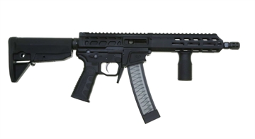 Picture of WRAITHWORKS WARSCORP9 SBR 9MM 8.5IN BBL OR 50/90 AMBI SAFETY 13.3IN M-LOK HG COMPENSATOR CLASS 3 WARSCORP9-BLK-SBR
