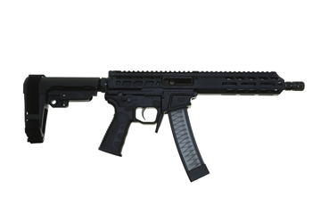 Picture of Wraithworks WARSCORP9 Side-charging AR Pistol - Black 9mm 8.5" Barrel 7" M-LOK Rail SBA3 Brace Accepts Scorpion Mags WARSCORP9-BLK