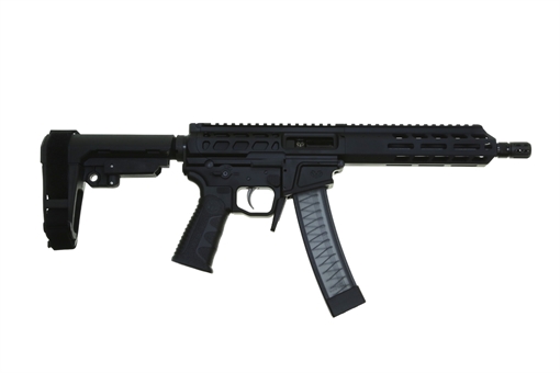 Picture of FACTORY BLEM - Wraithworks WARSCORP9 Side-charging AR Pistol - Black | 9mm | 8.5" Barrel | 7" M-LOK Rail | SBA3 Brace | Accepts Scorpion Mags | BLEMISHED, sold As-Is NO RETURNS WARSCORP9-BLK-BLEM