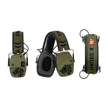 Picture of ATN Corp X-Sound Electronic Ear Muffs, Hearing Protection, Bluetooth, Green ACPROTXSND