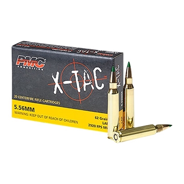 Picture of Pmc Ammunition X-TAC 5.56X45 NATO 62GR LAP GREEN TIP 20/BOX 5.56K(M855)