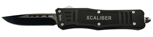 Picture of Xcaliber Knife Company  9mm  Medium 3.25" OTF Drop Point 440C SS Blade, 4.64" Steel Handle 728881687430