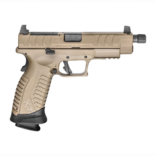Picture of SPRINGFIELD XDM THREADED ELITE OSP PISTOL HGA 9MM 5.2 IN BBL FDE 2/14 MAGS XDMET9459FHCOSP