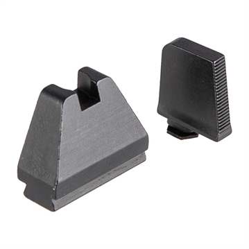 Picture of AmeriGlo Tall Suppressor Sights, 9XL Height, Fits All Glocks Except 42/43, Black Serrated .500" Front, Flat Black .600" Rear GL-808 GL808
