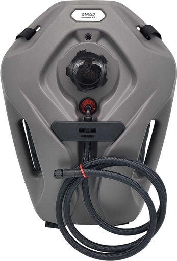 Picture of XM42 Polymer Backpack Tank - Gray | 2.5 gallon XM42-BPT