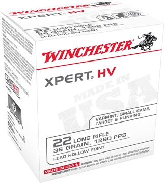Picture of WINCHESTER RIMFIRE AMO XPERT 22LR HP 36GR 500RD (10 BOXES PER CASE) XPERT22