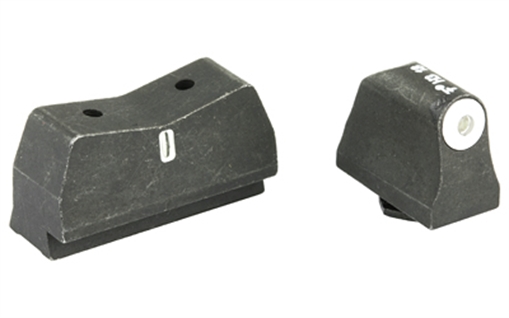 Picture of XS Sights DXT Big Dot Tritium Front, Suppressor Height, Tritium Stripe Express Rear, Fits Glock 17,19,22,23,24,26,27,31,32,33,34,35,36,38, Green With White Outline, Installation Kit Included GL-0004S-5 GL0004S5