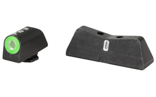 Picture of XS Sights DXT2 Standard Dot, Tritium Night Sights, Green, Fits Glock 17/19/22/23/24/26/27/31/32/33/34/35/36/45, Taurus G3c/GX4/New Production G3, Walther PDP GL-0009S-6G GL0009S6G