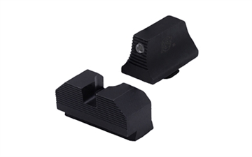 Picture of XS Sights Minimalist Sights, Fits GLOCK 19 MOS, Optic Height, Black GL-M201P-1
