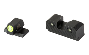 Picture of XS Sights R3D 2.0, Tritium Night Sight, Fits Canik TP9SF, Green Front Outline, Green Tritium Front/Rear CK-R201P-6G