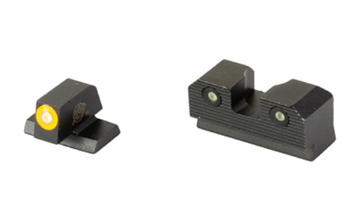 Picture of XS Sights R3D 2.0, Tritium Night Sight, Fits Canik TP9SF, Orange Front Outline, Green Tritium Front/Rear CK-R201P-6N