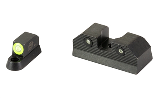 Picture of XS Sights R3D, 2.0, Tritium Night Sight, For CZ P10, Standard Height, Green Front Outline, Green Tritium Front/Rear CZ-R202S-6G
