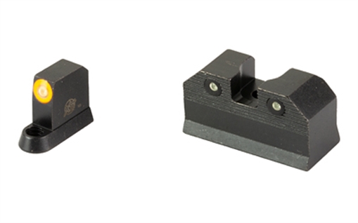 Picture of XS Sights R3D, 2.0, Tritium Night Sight, For CZ P10, Suppressor Height, Orange Front Outline, Orange Tritium Front/Rear CZ-R201S-6N