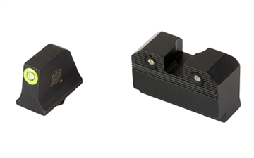 Picture of XS Sights R3D 2.0, Suppressor Height Night Sight, Fits Glock 20/21/29/30/30S/37/41, Green Front Outline, Green Front/Rear Tritium GL-R205P-6G