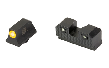 Picture of XS Sights R3D 2.0, Suppressor Height Night Sight, Fits Glock 43, Orange Front Outline, Green Front/Rear Tritium GL-R206P-6N