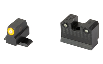 Picture of XS Sights R3D, 2.0, Tritium Night Sight, For Sig P320, P365, P225, P226, P228, P229, SP2009, SP2340, X-Macro, X-Compact, P365XL (Will not fit X or XL series where rear sight is part of or attached to the optics plate), Suppressor Height, Orange Front Outline, Green Tritium Front/Rear SI-R203P-6N