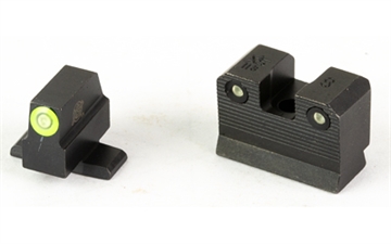 Picture of XS Sights R3D, 2.0, Tritium Night Sight, For Sig P320, P365, P225, P226, P228, P229, SP2009, SP2340, X-Macro, X-Compact, P365XL (Will not fit X or XL series where rear sight is part of or attached to the optics plate), Suppressor Height, Green Front Outline, Green Tritium Front/Rear SI-R203P-6G